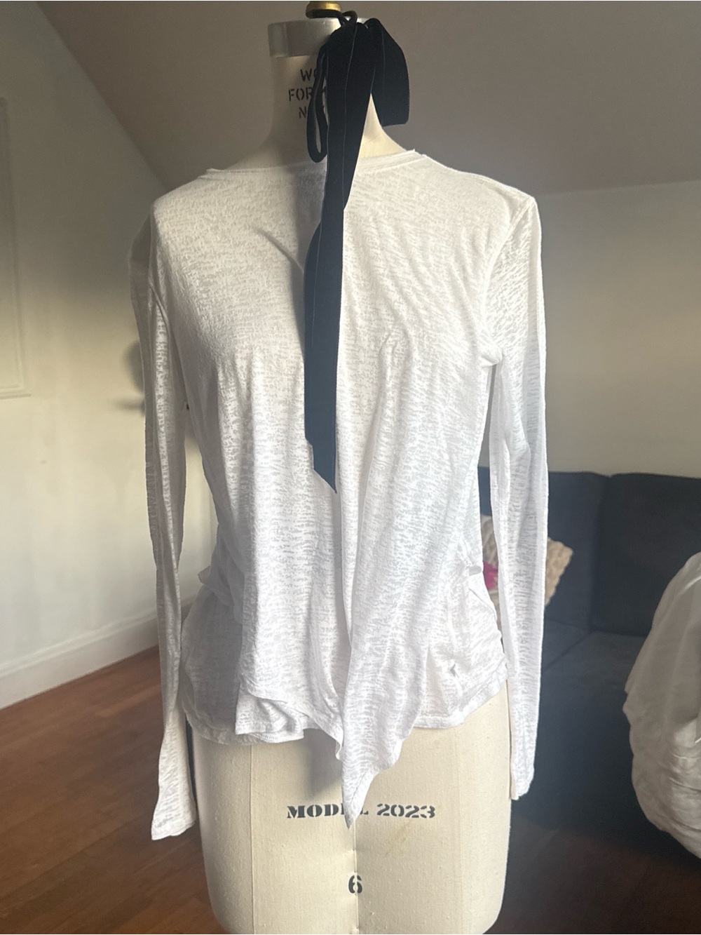 lululemon athletica White Long-Sleeve Lightweight Top